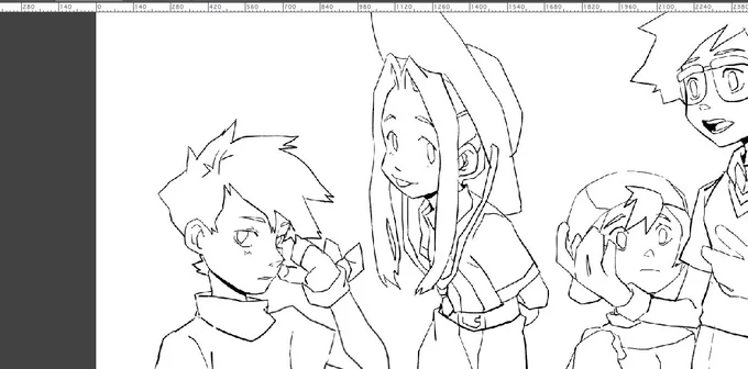 Hi everyone! I'm going to do a casual colouring stream on https://t.co/EzBBs0AH9q 
Colouring some Digimon characters for tomorrow's Digimon Psi release! 