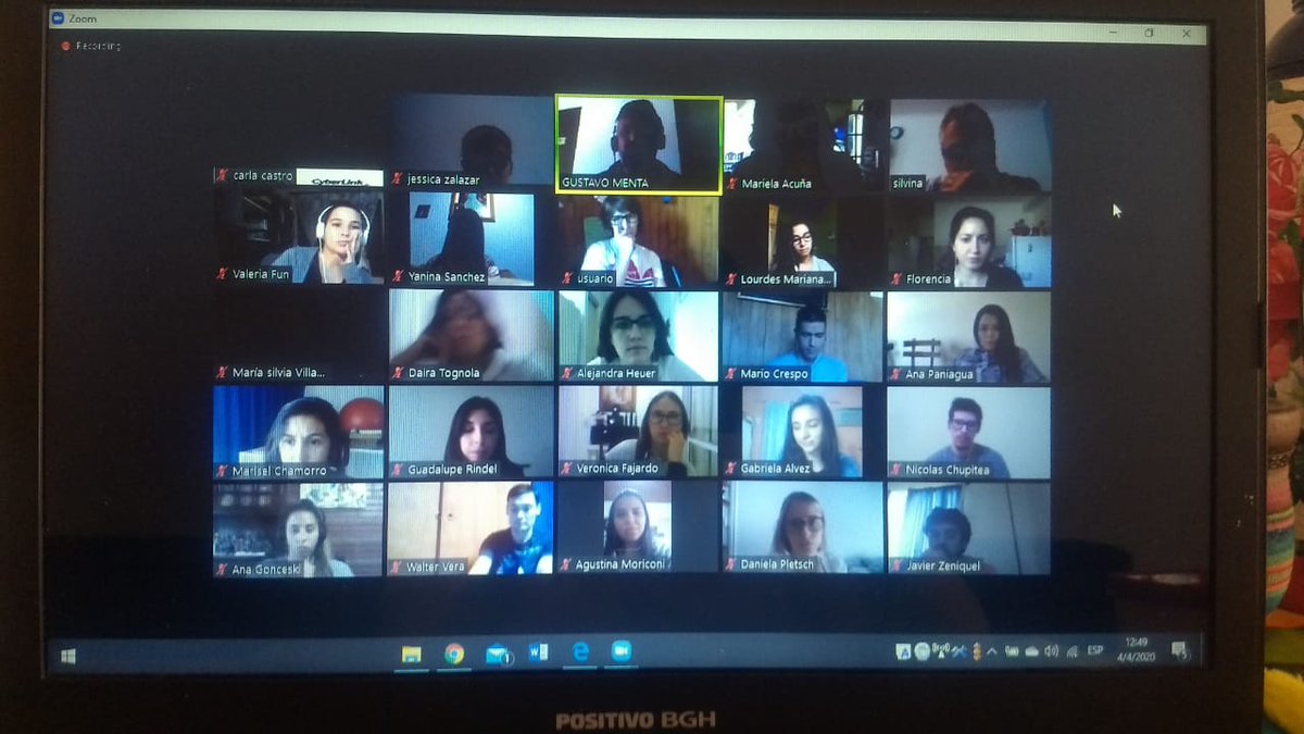 Equiponeuro's tweet photo. Comenzamos la Diplomatura Superior en Rehabilitación Neurológica en la UNNE. Gracias a los participantes, a la Universidad por la confianza, a las Lic. Silvia Villasboas y Jessica Zalazar Cinat por la organización especial a través del aulas virtual y Zoom. https://t.co/W8QH9BZLek
