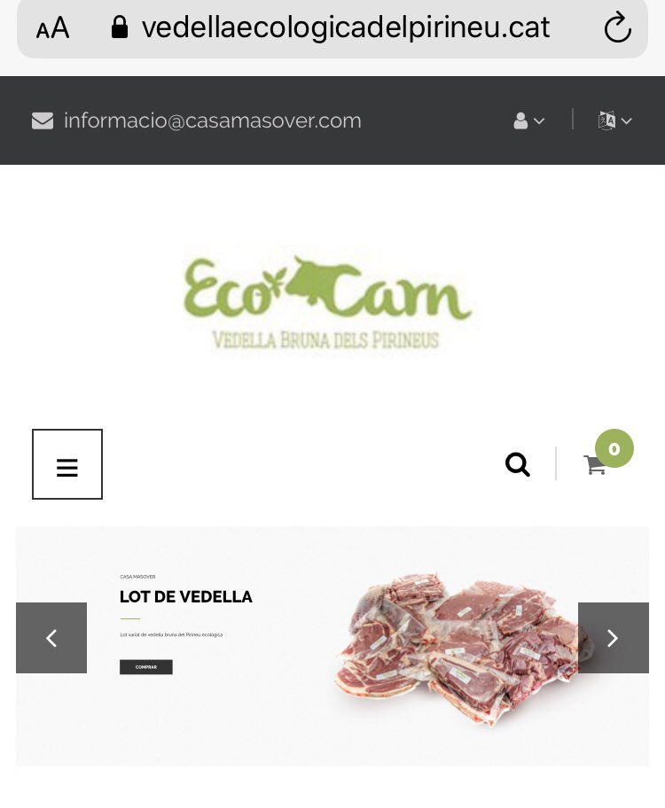 Obrim nou Web!! ja podeu comprar-nos online!! vedellaecologicadelpirineu.cat #vedellabrunadelspirineus #lots #vedellaecològica #senseintermediaris #detuatu #productesdeproximitat #atgPallars
