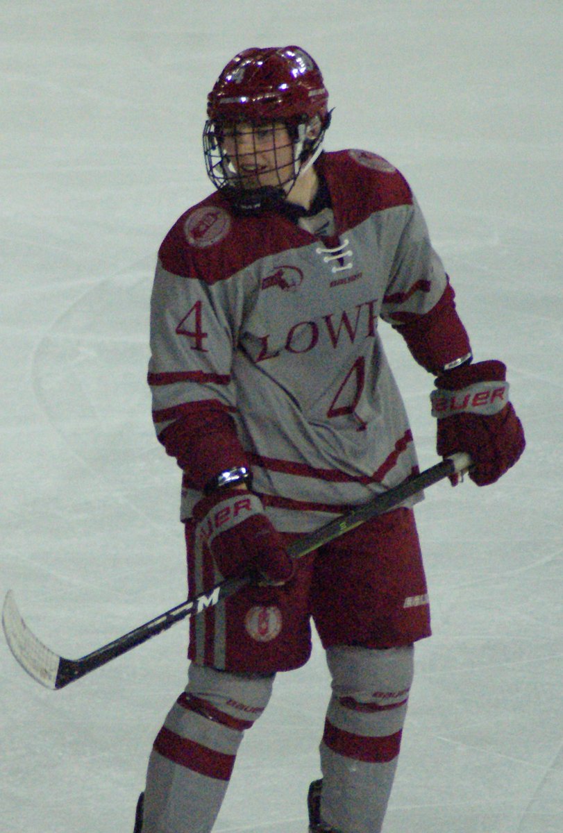 LowellHockey's tweet photo. The 4th edition of #RedRaiderSpringCleaning features #4 Jake Heartquist. @HeartquistJacob transitioned from D to F this year and was a fixture in our top 9. His toughness and competitiveness gave us much needed depth up front on our way to a Sectional Championship. #sweepthesheds https://t.co/HG5DGX4yKR