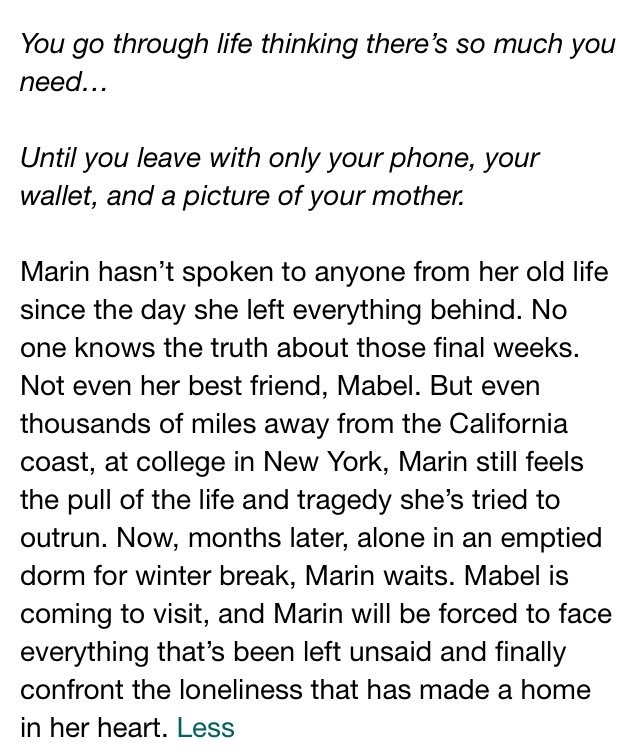 Marin DelaneyAfter the dead/disappearance of her grandpa, she cuts of all contact with her past. However, when her ex-girlfriend visits her dormroom,she has to deal with all feelings and loneliness she has been avoiding  We Are Okay By Nina Lacour https://www.goodreads.com/book/show/28243032-we-are-okay