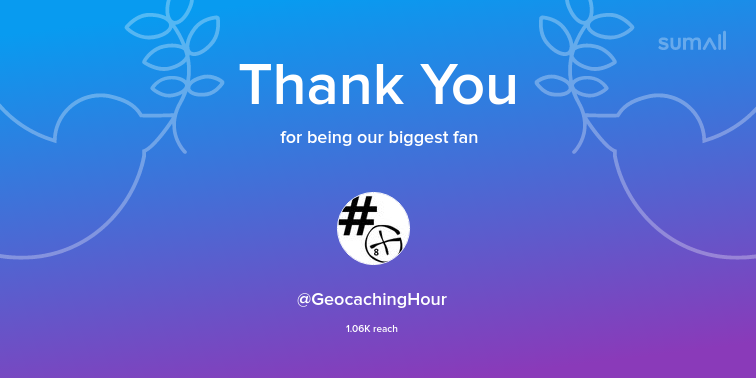 Meloquin_'s tweet photo. Our biggest fans this week: GeocachingHour. Thank you! via https://t.co/296TiAOtV5 https://t.co/mSqrD7iER1