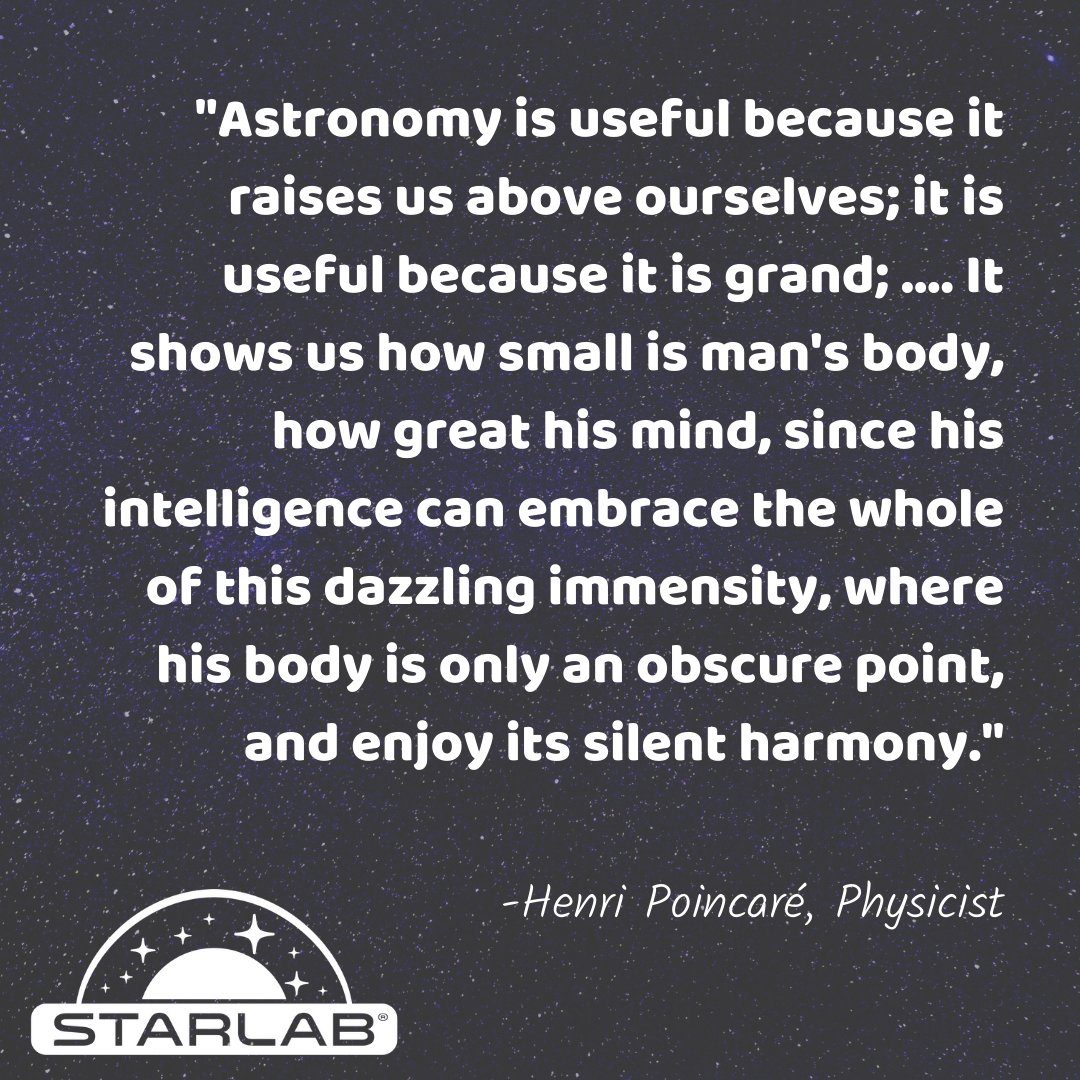 We just can't say enough about the importance of space and astronomy! 💥 starlab.com
