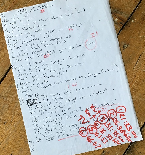 For me this is our tribute to The Specials and Northern soul. I wanted the lyrics to have an inner city/grimy feel, with he or she being generally being up to no good but didn’t want it to be too specific about what that person actually was up to. AW #timstwitterlisteningparty