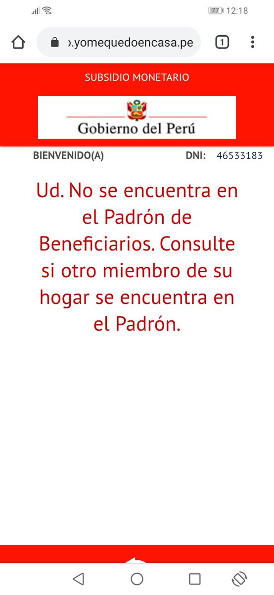 FrancoFeliziani's tweet photo. @EnRoQ CLARA LAURENCIO CORNEJO CON DNI 46533183,INCLUIDA DENTRO DEL SISFOH, SIENDO PERSONA VULNERABLE POR TENER RETARDO MENTAL SEVERO INSCRITA EN EL CONADIS,INICIALMENTE SALIO COMO BENEFICIARIA DEL BONO PERO HOY REBIZANDO NO SE ENCUENTRA EN EL SISTEMA PARA EL BONO. https://t.co/GORy3mbxg0