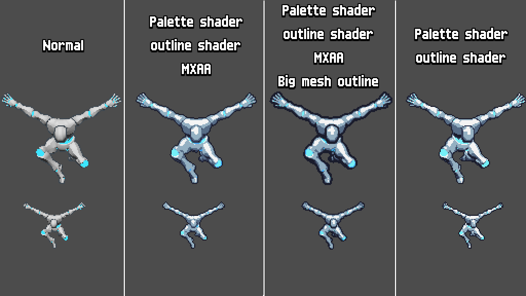 deakcor's tweet image. 3D to pixel art in real time, still in progress... #gamedev #GodotEngine #screenshotsaturday