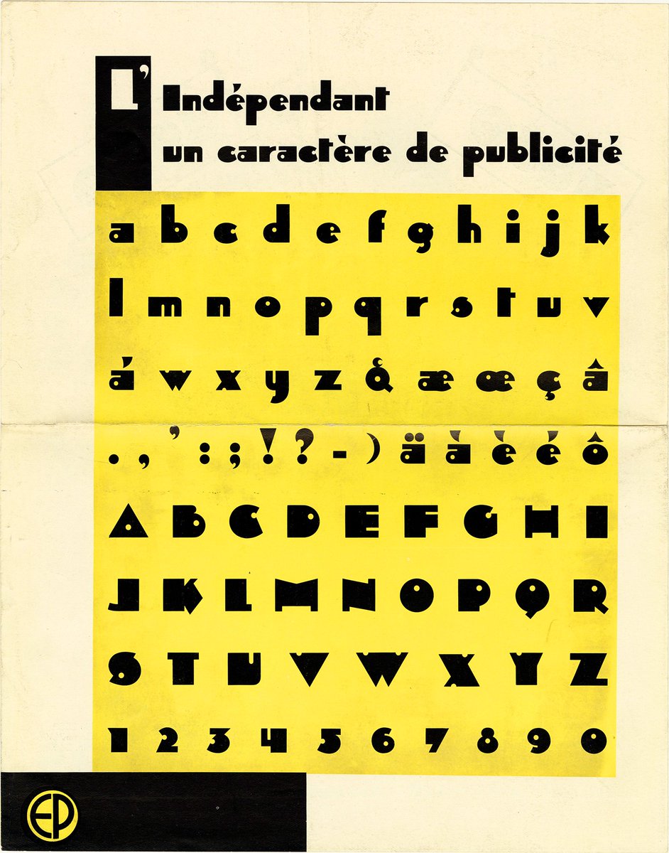 Indépendant was created by G. Colette & J. Dufour in 1931, and the sample came from the great  @Lett_Arc. I'm unsure if either has a direct line to the Pac-Man logo or letterforms, but both are interesting for comparison. I'll continue seeking answers & would love any assistance!