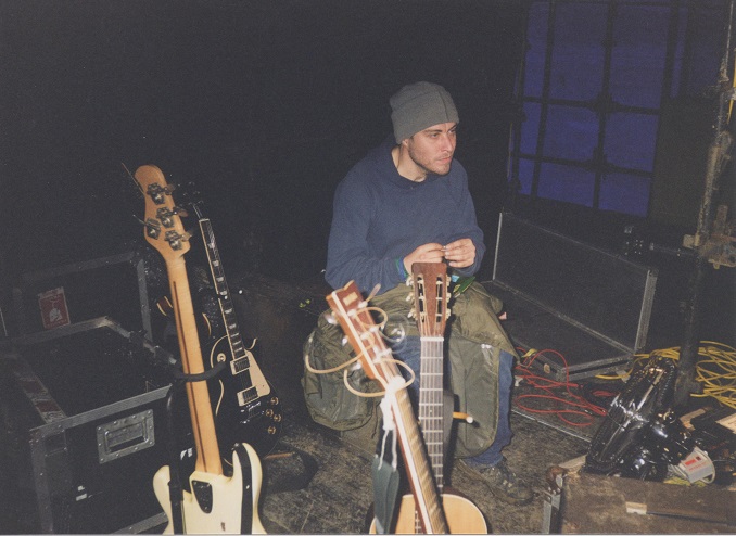 Jimi at Cheetham Hill studio..