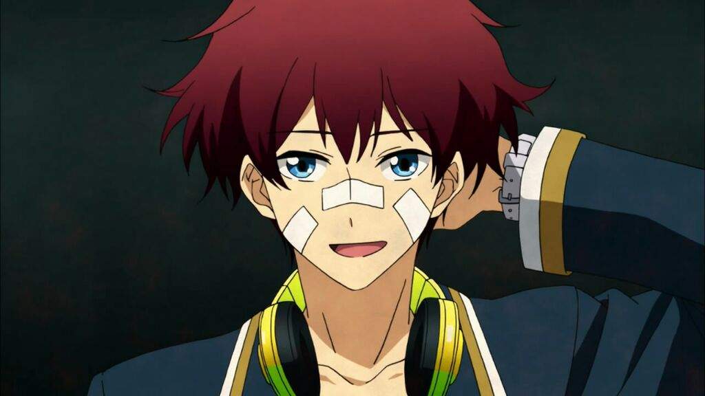 Anime Boy Bandage Original Anime In Red Eyes HD wallpaper  Peakpx