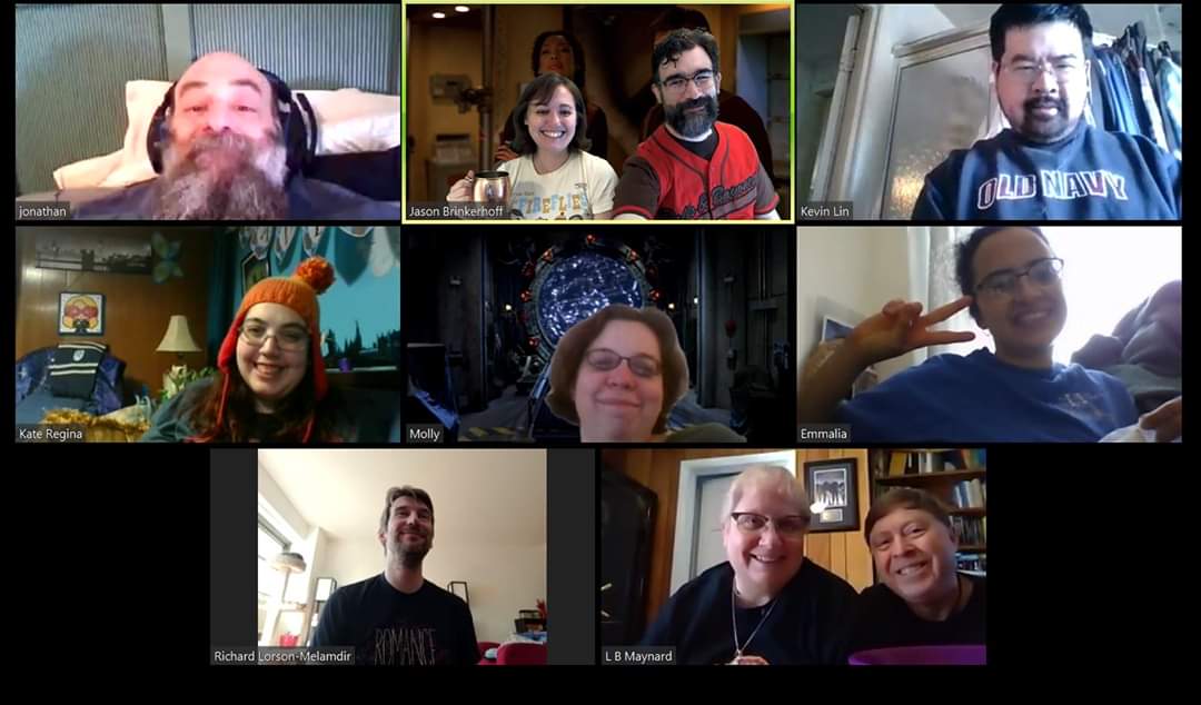 browncoatsofnyc's tweet image. Group shot from our monthly meetup! Here we are! On the raggedy edge. Stay safe everyone!