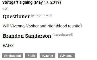 STORMLlGHT's tweet image. brandon sanderson ruins my life compilation