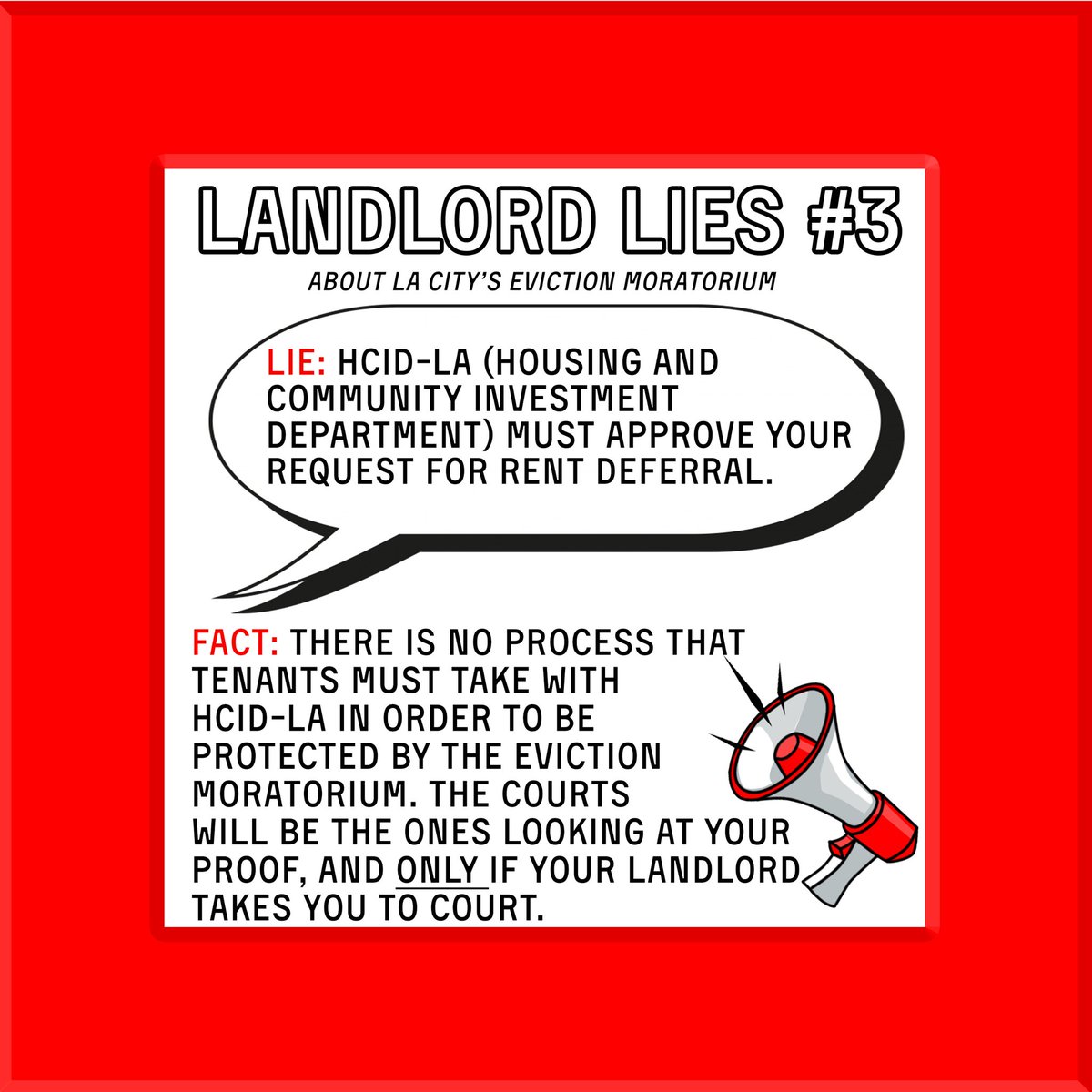 Landlord Lie #3/ Mentira del Propetario #3 (3/6)