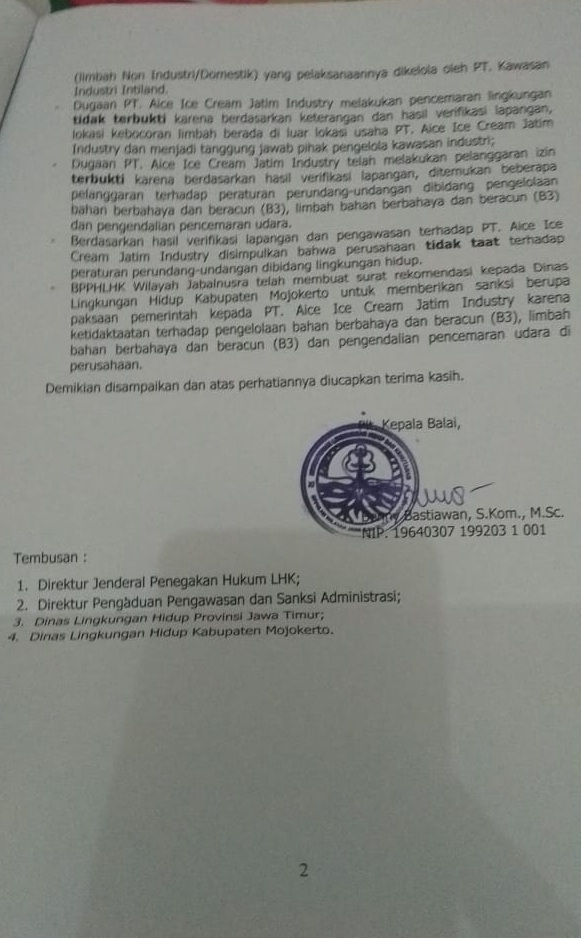 sherrrinn's tweet photo. Kemarin, 4/4/2020, CEO AICE diwawancarai oleh 
@CNNIndonesia, sampai pakai Desi Anwar segala. Salah satu klaimnya mengikuti 100 persen UU Lingkungan. Biarlah dokumen ini yang bicara. Memalukan. 

#BoikotAICE
#MogokBeliAICEDamonDu
#TolakKerasOmnibusLaw
#FSEDARTolakOmnibusLaw https://t.co/SVY39QR7nF