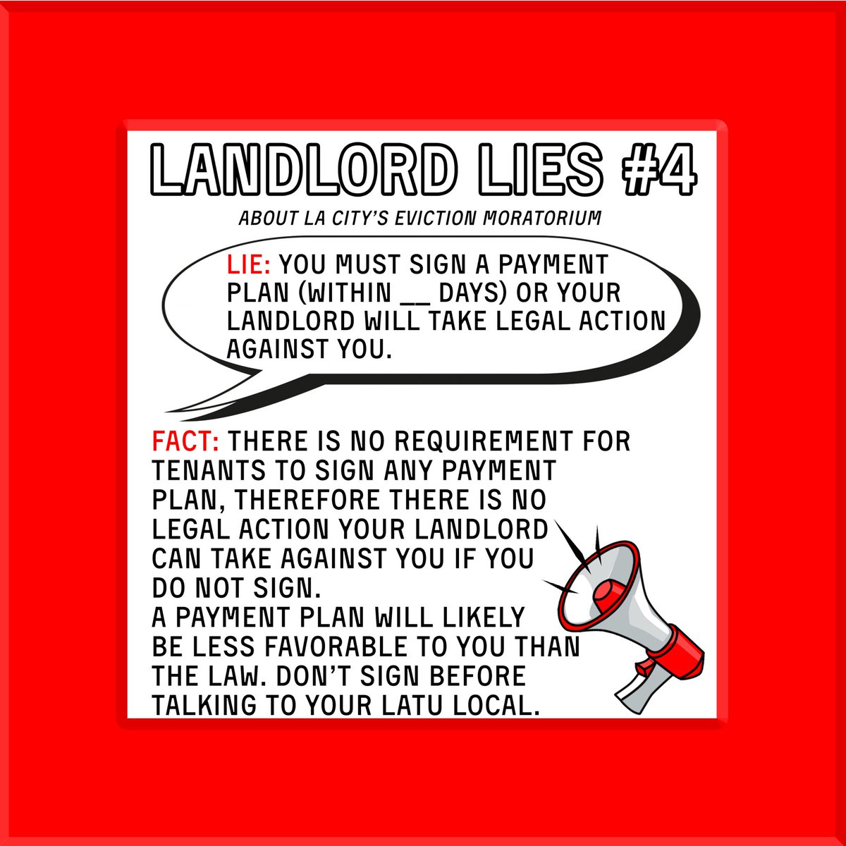 Landlord Lie #4/ Mentira del Propetario #4 (4/6)
