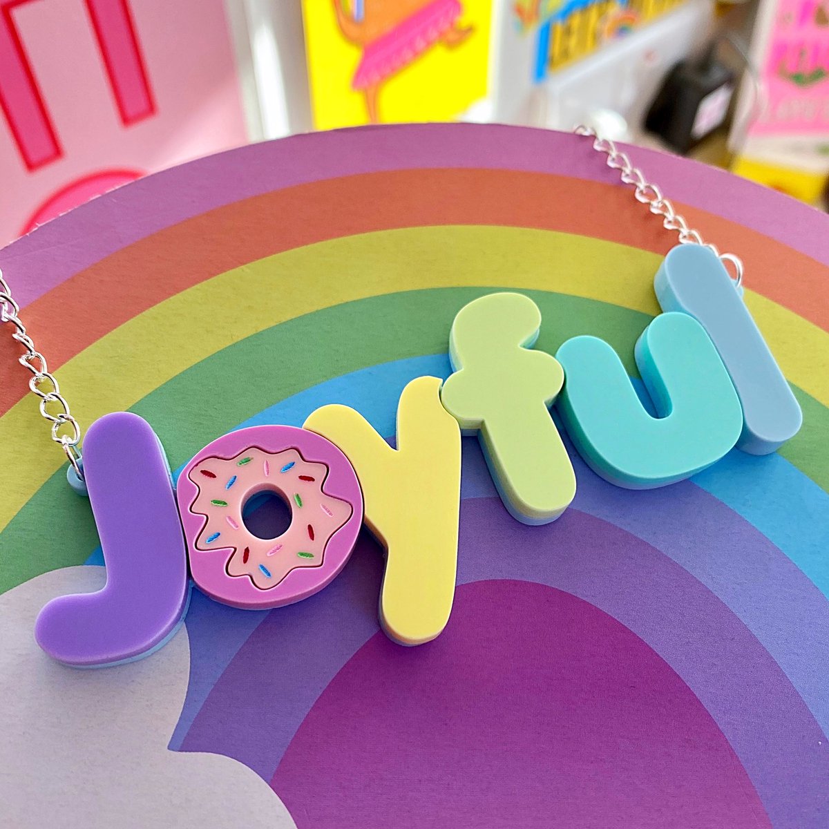 🌈FAVOURITE COLOUR & COMBO🌈 for @AdventuresTea #ColourMyEveryDay 
⁣⁣⁣
My favourite colour is pink (and also pastel and rainbow*) I mean, how can you choose?  ⁣⁣
⁣⁣
*I know that pastel & rainbow aren’t technically colours! 🌈💗
⁣⁣
#littlepigjewellerydesign #pastelrainbow