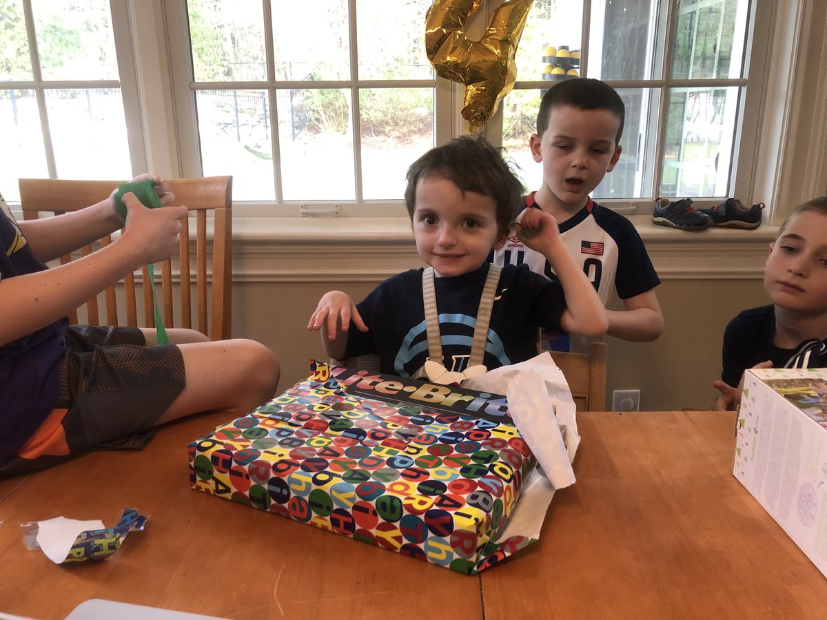 #OneGoodThing 4 years ago today Owen joined our family. 1 week <a href="/BostonChildrens/">Boston Children's</a>, 1 month at <a href="/umassmemorial/">UMass Memorial Health</a> NICU, and now the first in our family to have a Zoom bday party! Send him some bday wishes over twitter! #StayHomeSaveLives #stayhomebirthday