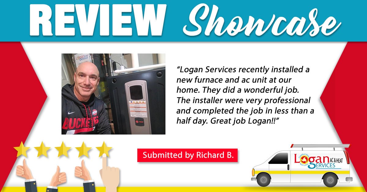 LoganServices's tweet image. The Weekend Rewind:
We love our customers, and we appreciate the amazing stories they share about our team.  It's true:  Most of our heating and air conditioning installations take just one day.  In this case, it only took a 1/2 day!  
#FastFriendlyService