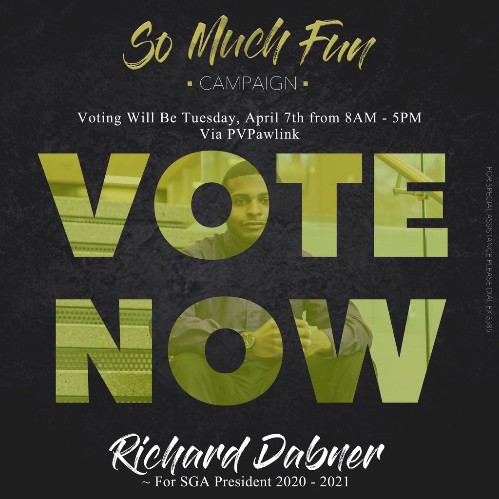 coltoltheii's tweet image. It’s about that time.... MAKE SURE YALL VOTE ON APRIL 7TH VIA PVPAWLINK FOR @RickyDabnerIII 🗣‼️

#RichardDabner4SGAPres #KeepSGAHOT
#PVElection🐍🔥