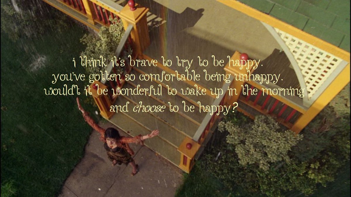 (last note: Pushing Daisies has been helping me in my healing process more than I initially realized, & there's a reason why I keep this quote so close to my heart. basically it just means: try. just try. just keep going. you deserve to be happy.)