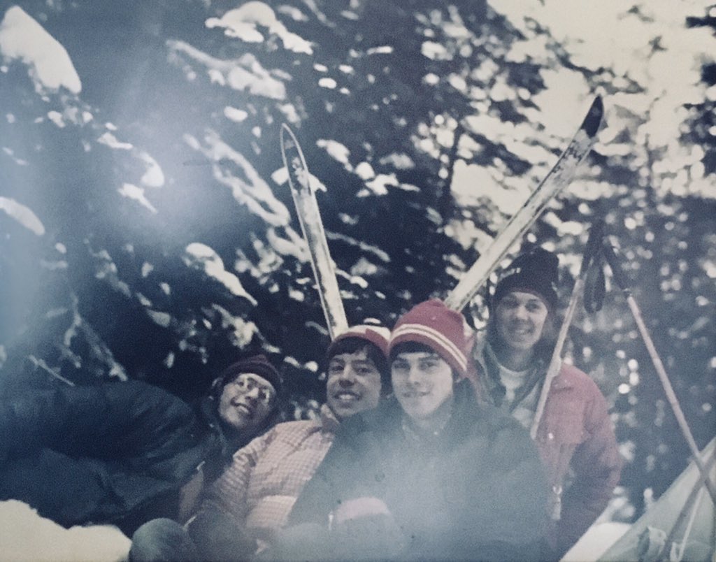 A blast from the past & happy times. Winter camping, Rocky Mountain National Park, January 1976.