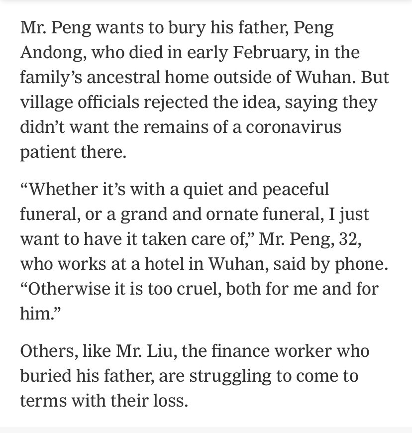 A lot going on in this, but one thing I wanna point out is that Chinese ppl are so dehumanized in the west, that the only way they can ever be seen as fully human is if they speak out against their gov’t, if their stories can be used to support our own hawkish stance toward China