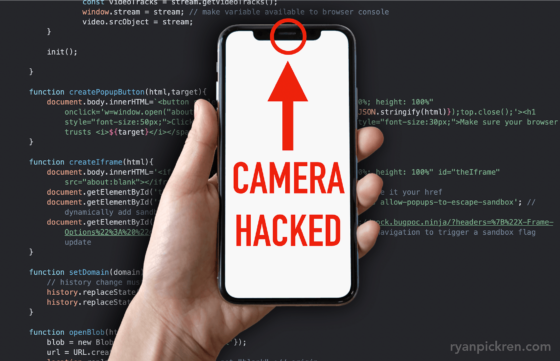 bramusblog's tweet photo. Webcam Hacking – The story of how I gained unauthorized Camera access on iOS and macOS
🔗 https://t.co/USzsPuGR51
🏷 #getusermedia #hack #link #safari #webcam
🖼 https://t.co/PUx2pkE9mP