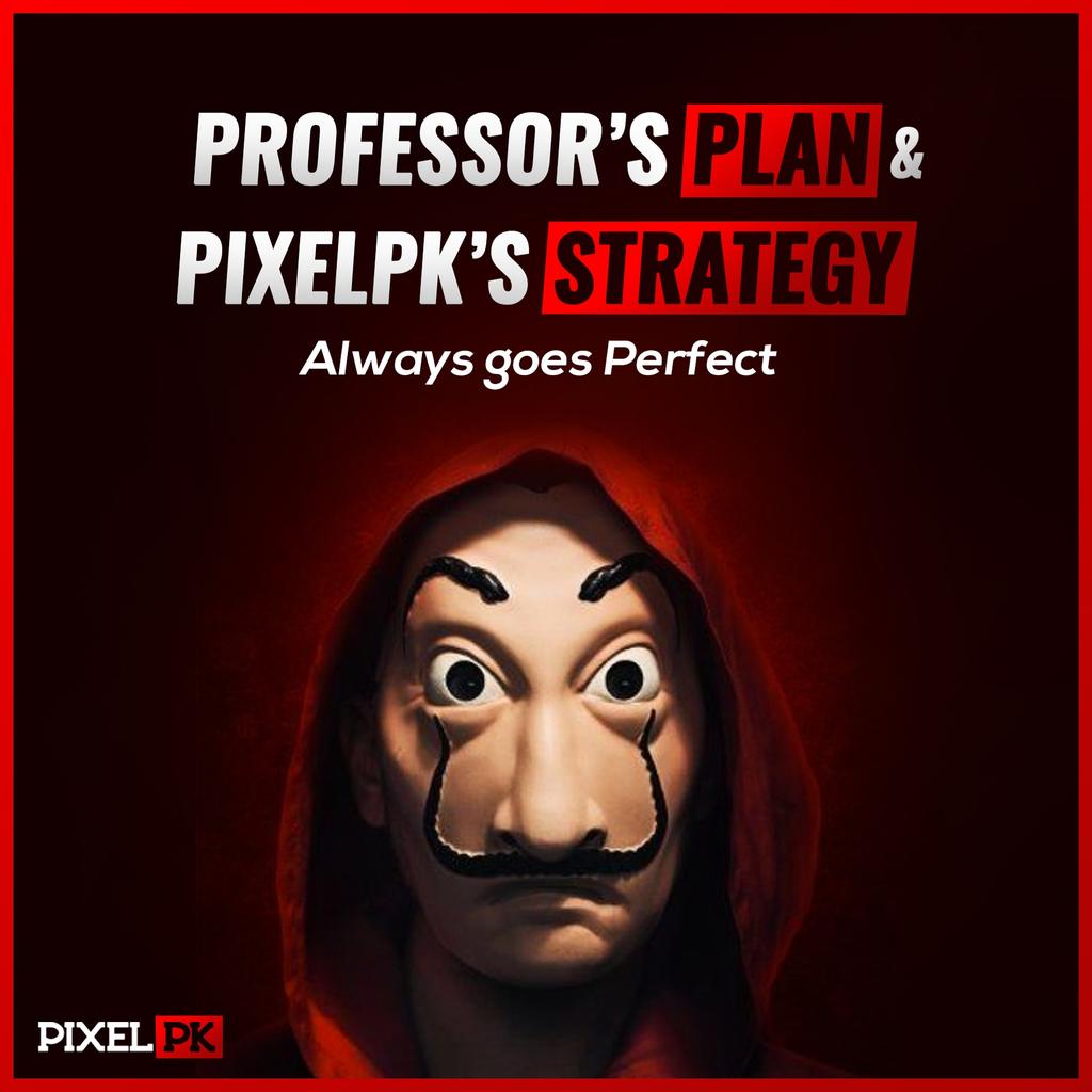 Pixelpk2's tweet photo. Our plans and strategies for your business marketing always goes perfect.
#pixelpk #digitalmarketing #moneyheist https://t.co/ufNdvUjpMP