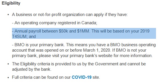  @Bill_Morneau  @CQualtro Thread. Pls reconsider the qualif for Canada Emergency Business Account. It excludes legitimate small businesses (incl. sole-proprietor bus) built on independent contractor—subcontractor expert relationships & favors ‘payroll’ employees based businesses?..