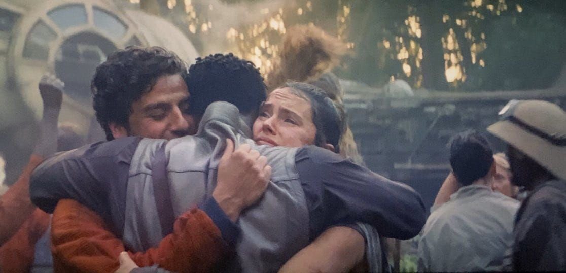 Yes. That’s the look of a sad, broken, crying face. In the arms of two people she can feel vulnerable with and accepted by. One of my favorite parts of this hug is how different each feels but they’re together. 2-