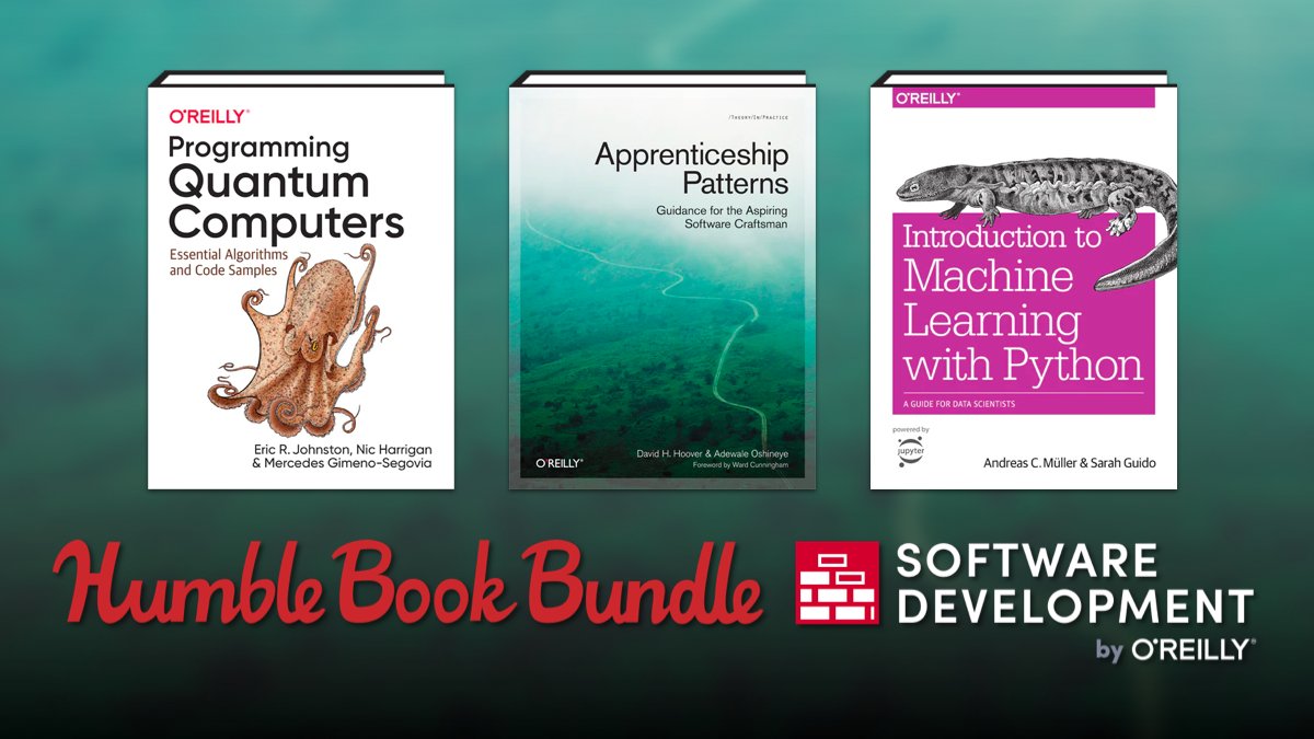 Transform your bad code to good code with the Humble Book Bundle: Software Development! Your purchase will support @CodeforAmerica!!
bit.ly/2UsMc3e