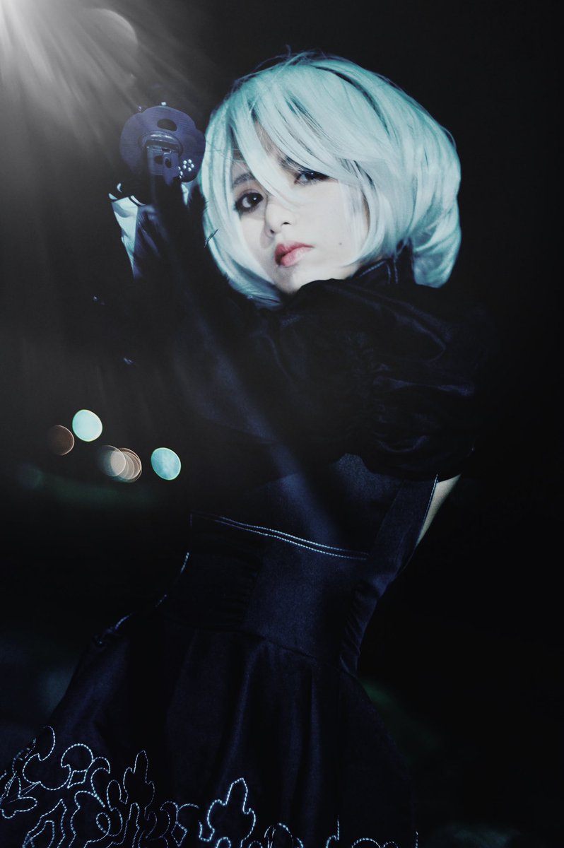 渡邊りつ 目隠し無し Nier Automata ニーアオートマタ ヨルハ二号b型 2b ニーア コスプレ コスプレ