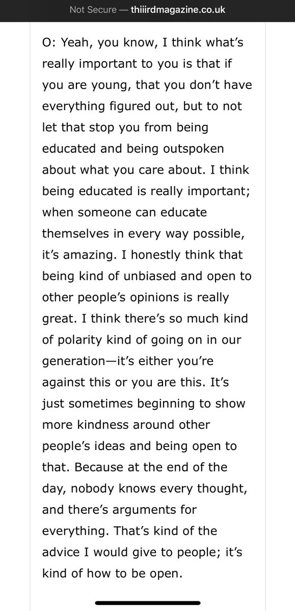 Day 69OLIVIA srsly  i have mad respect for people who value education. not just in an academic context, but educating urself to be open & kind. not everyone gets that u know? and i love u more for it 