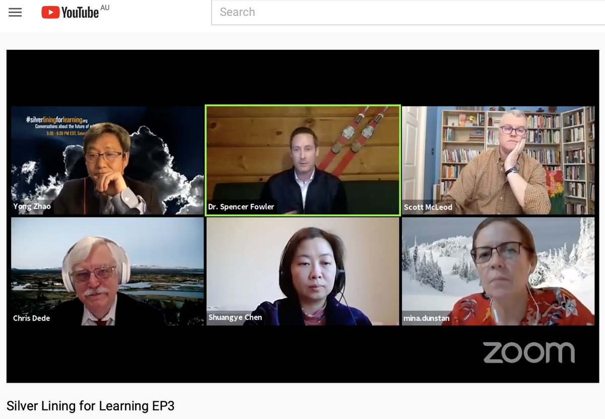 Instead of reading the Sunday news. I decided to watch &amp; listen to <a href="/YongZhaoEd/">Yong Zhao, Ph.D</a> 's Silver Lining for Learning #COVID2019 . A very good decision. How curriculum is being reframed, rethought &amp; then reflecting this in new approaches to what is 'necessary' to be taught. Subscribe!