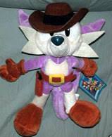 SonicBootleg's tweet photo. Here we have a bootleg of the Sonic the Fighters Fang plush. Overall the bootleg doesn't look too different, but there are some changes such as the slightly different colors, the missing tag, and his eyes and nose being made of a different material. https://t.co/dZ9E7AOvII