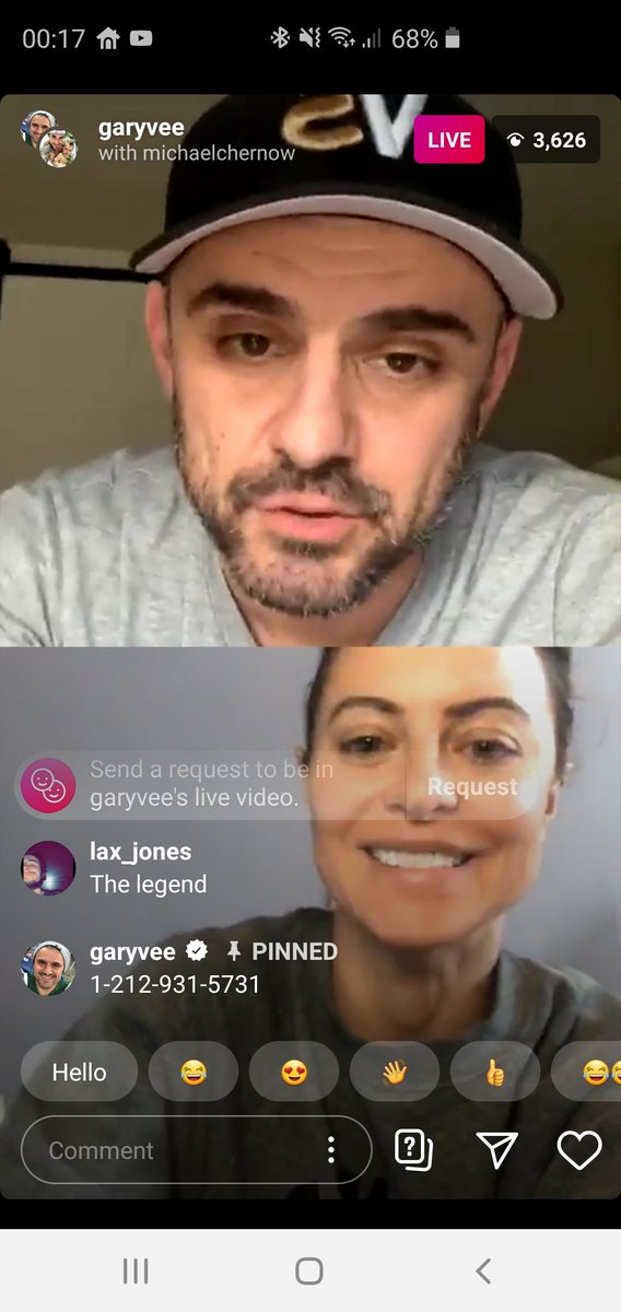 CarneyJoshuaD's tweet photo. @garyvee , this must be your 4th live via Instagram today!  You are amazing!  The amount of time you are giving to people is so generous it's crazy!  

Check it out 

https://t.co/OtxsCBW0qC

#garyvee #teawithgary https://t.co/Az7Z9OzrFm