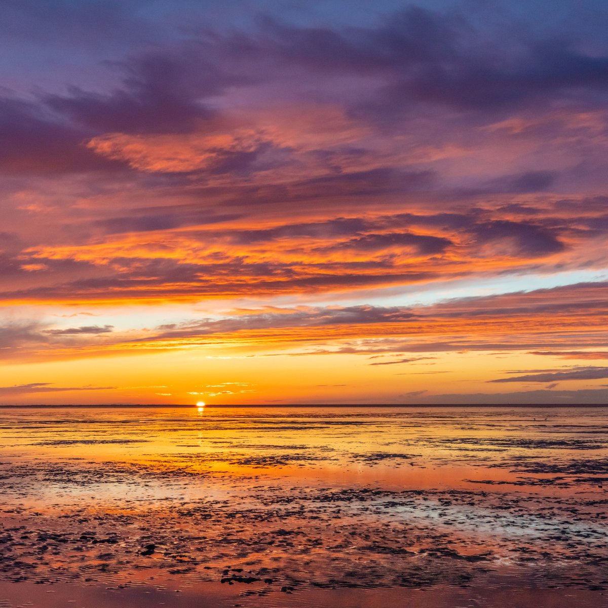 My favourite image from an extraordinary sunset at Snettisham Beach  #Norfolk a couple of weeks ago. But I must show you the sequence of moments that came before and after this too: a thread