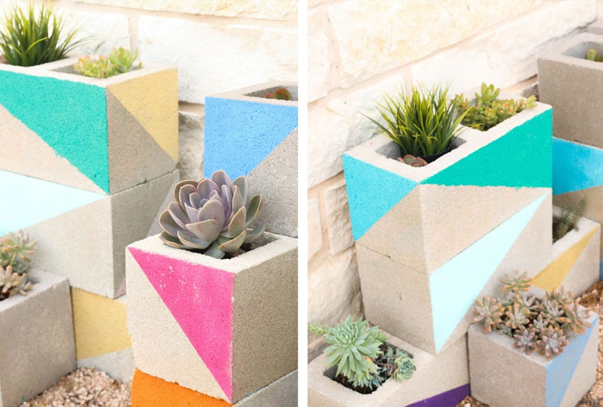 bkwenner's tweet photo. Here's how to get cinder blocks involved in boosting the look of your #patio. #homestyle  https://t.co/P6HyBwLYHA https://t.co/xygLqQgBlG