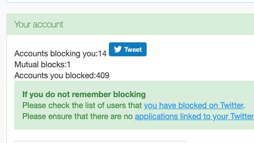 Many accounts me twitter blocking how Do You