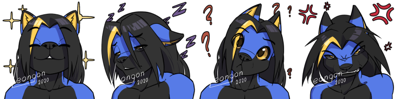 LeongonArts's tweet photo. More stickers \o/ These are for DesmondFallout and Leonmon on FA. 👀 https://t.co/scxakhe2cT