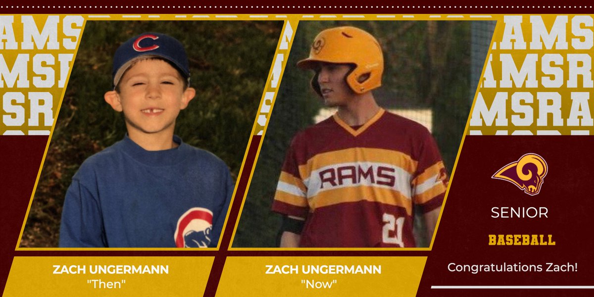 Here's to another great senior spring student athlete: Zach Ungermann of @RossRamsBsbl!    #RossBetterTogether #GoRams