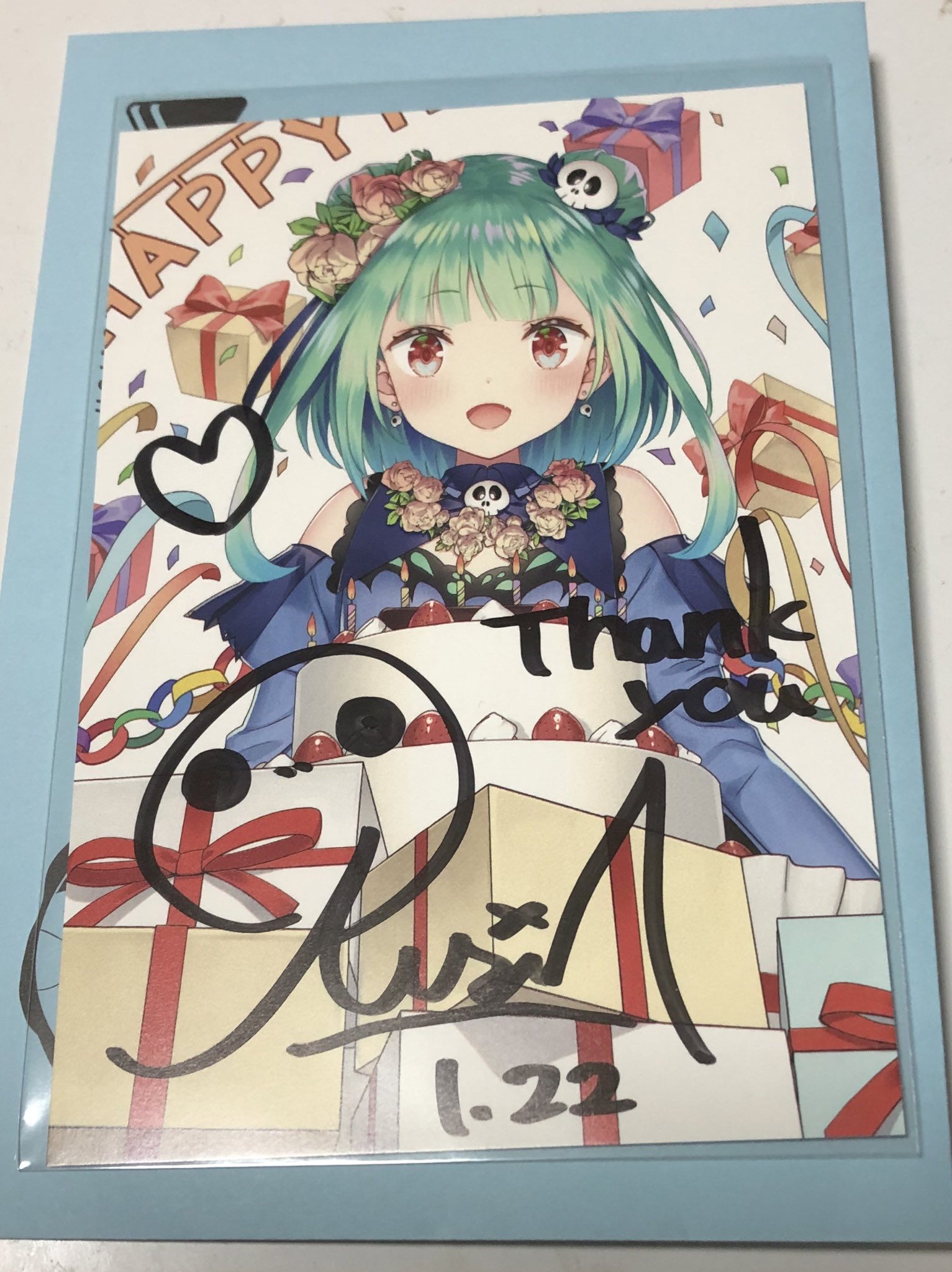 クリスマスファッション 癒月ちょこ 誕生日記念2020 直筆サイン