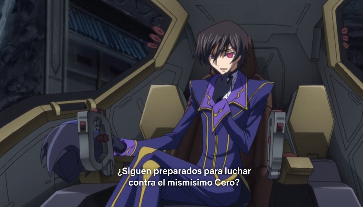 AleAnime's tweet image. Re épica esta escena, Uff!! Las entradas de lelouch siempre son las mejores omg!  #Codegeass #lelouch #cap11 #r2