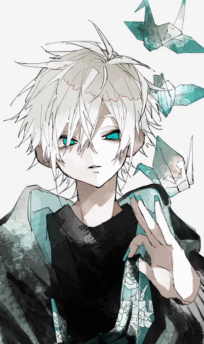 #絵描き繋がれ
ご指名いただいたので失礼します?なたちゃんありがとう〜?
色んな塗り方試したイラストです… 