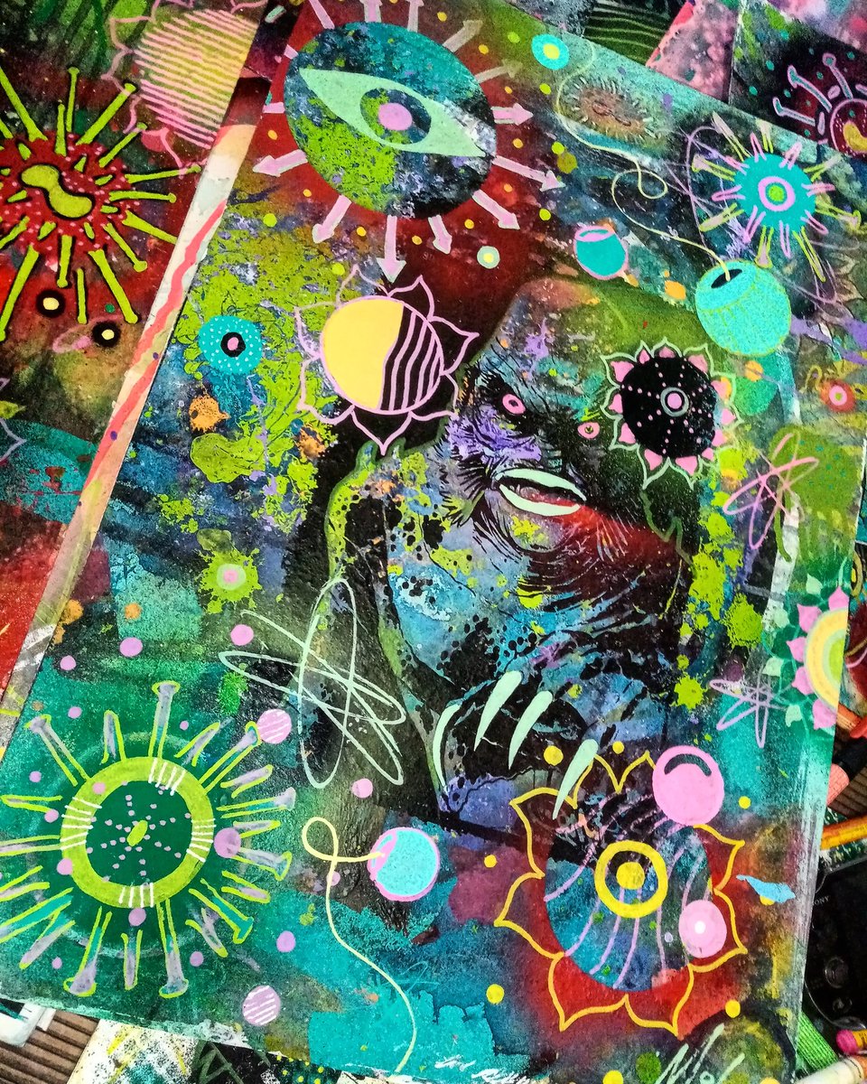 MannyInzunza37's tweet image. Inspirado en casa pintando a covid el mostró de la laguna verde...
#elmob #kbhcrew #artwork #stayhome #encasa #covid_19 #inspiration #mixmedia #artwork