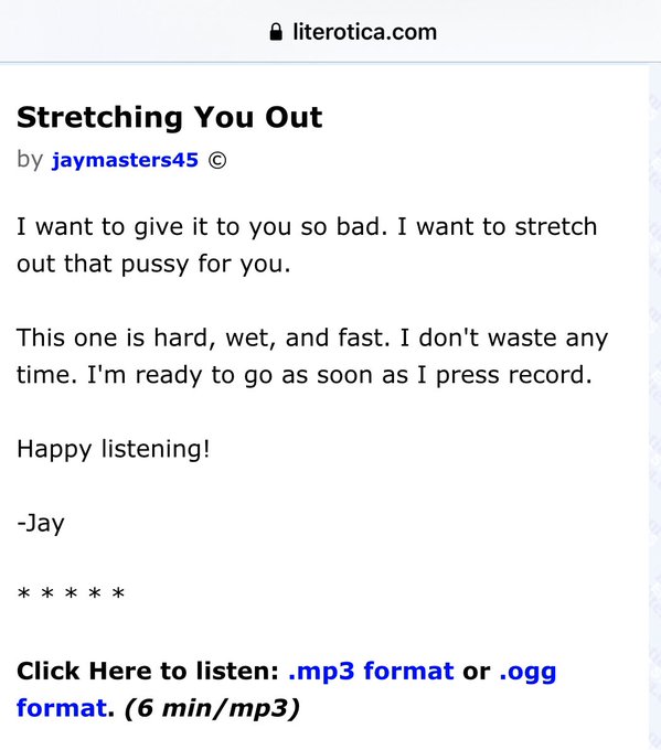 Who wants to get stretched out? Click here if your answer is yes: https://t.co/8U9U4zhrNH https://t.<a href="/tag/pornforwomen"class="tags"><span>#pornforwomen</span></a><a href="/tag/erotica"class="tags"><span>#erotica</span></a><a href="/tag/quinn"class="tags"><span>#quinn</span></a><a href="/tag/m4f"class="tags"><span>#m4f</span></a><a href="/tag/eroticaudio"class="tags"><span>#eroticaudio</span></a>