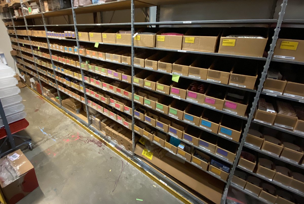 Spent my week making the Cosmetics backroom a rainbow of organization ❤️🧡💛💚💙💜 #target #backroom #T1355