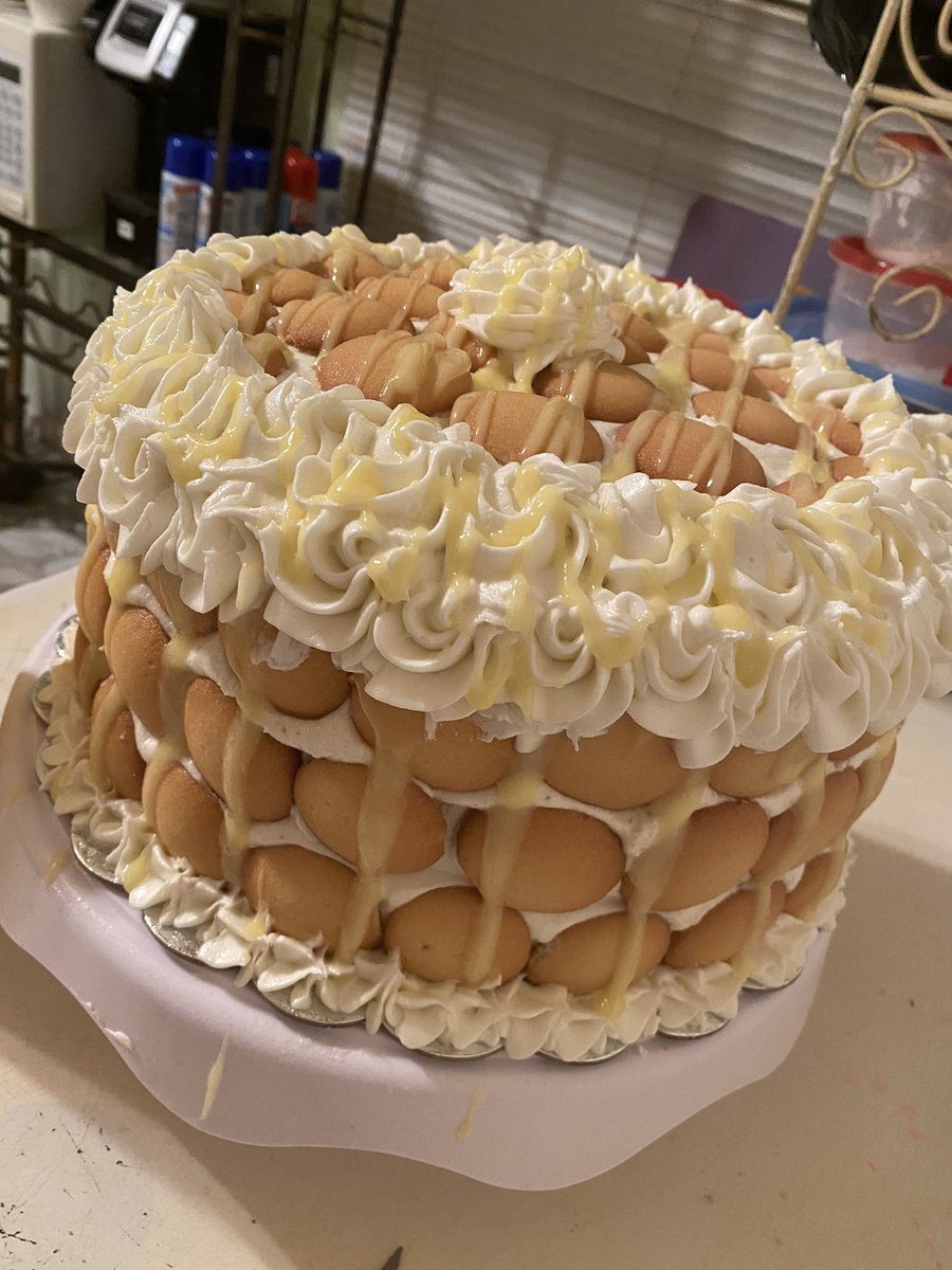 Banana pudding Cake