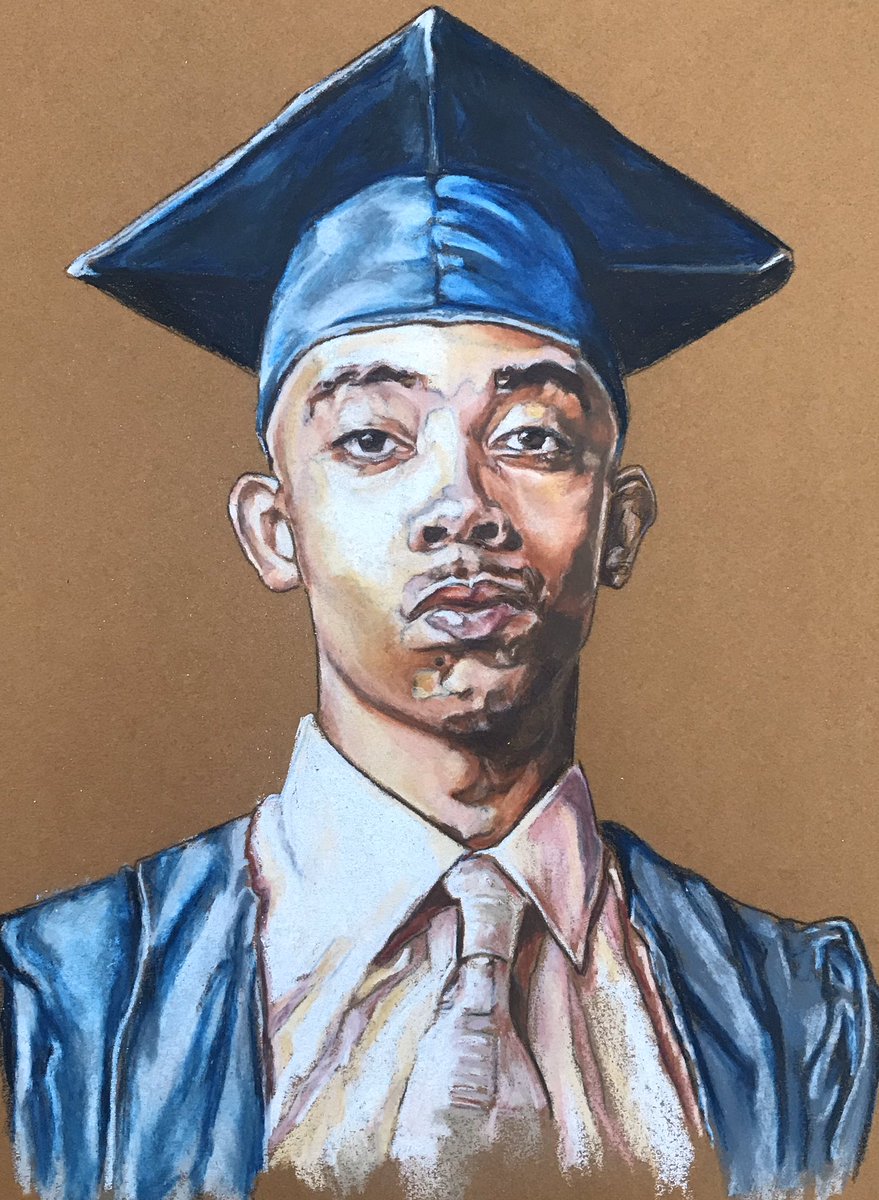 #classof2020 this for you #graduation2020  it will come you will get your #momentinthesun #mystudents #artistsontwitter #myart #portraits  #coloredpencil #coloredpencilportrait