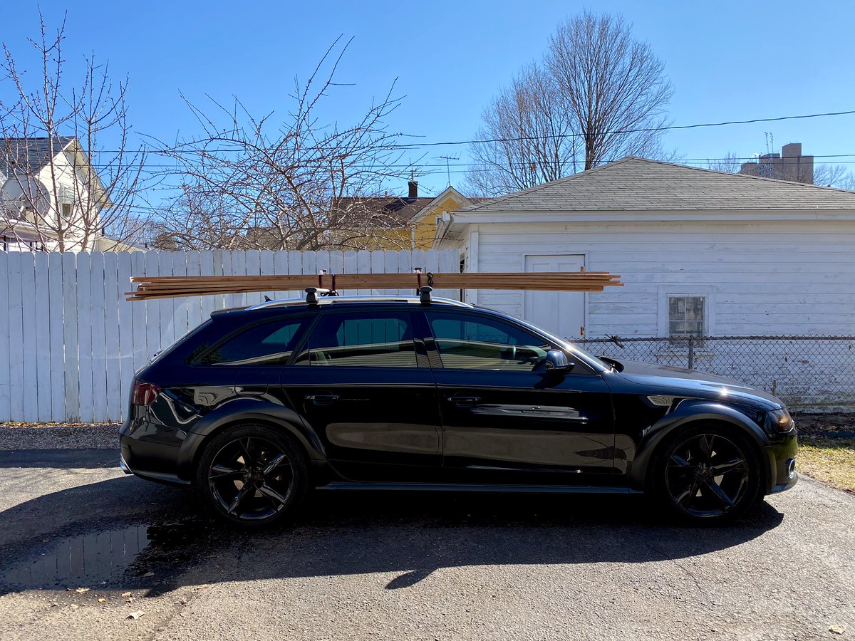 Blacked out with pressure treated on top. #allroad