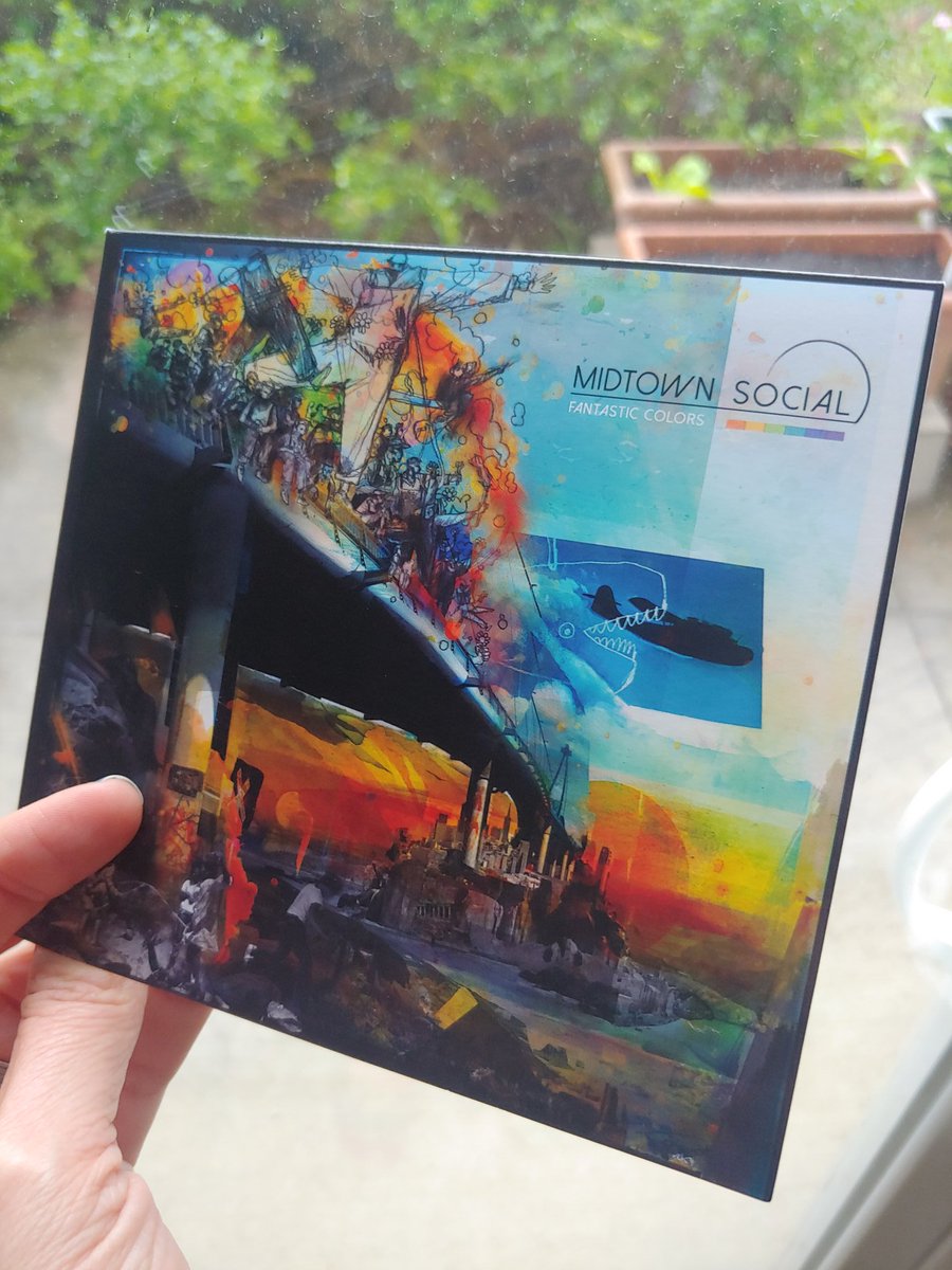 My rainy day included this sunshine! Special delivery of my @MidtownSocial CD! If you need a little sunshine too, you should give it a listen!